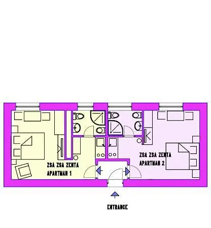 Apartment Zsa Zsa Zenta 2